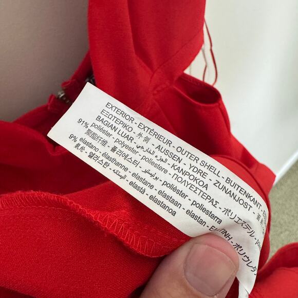 Zara Strappy Cutout Bodycon Midi Dress US Women's XS - Picture 8 of 9